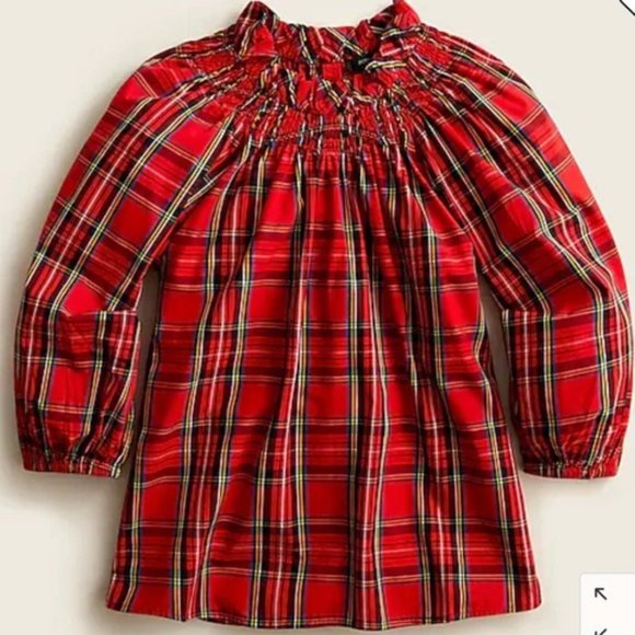 *J.Crew* Good Tidings Smocked Neck Top - XXS . - Picture 11 of 11